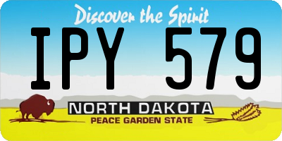 ND license plate IPY579