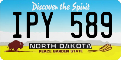 ND license plate IPY589