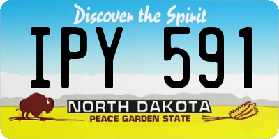 ND license plate IPY591