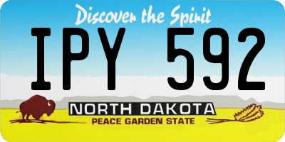 ND license plate IPY592