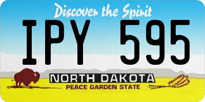 ND license plate IPY595