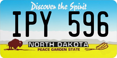 ND license plate IPY596