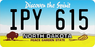 ND license plate IPY615
