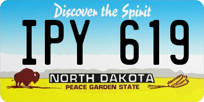 ND license plate IPY619