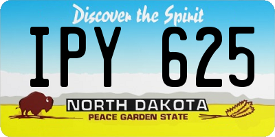 ND license plate IPY625