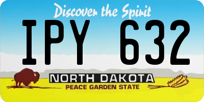 ND license plate IPY632