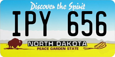 ND license plate IPY656