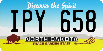 ND license plate IPY658