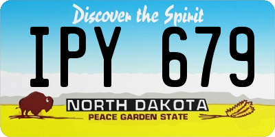 ND license plate IPY679