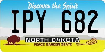 ND license plate IPY682