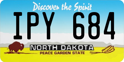 ND license plate IPY684
