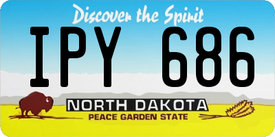 ND license plate IPY686