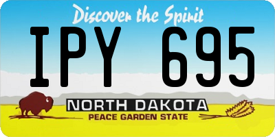 ND license plate IPY695