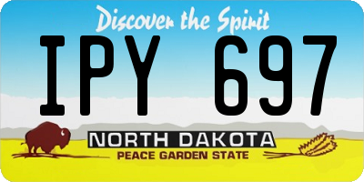 ND license plate IPY697
