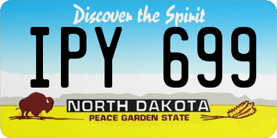 ND license plate IPY699