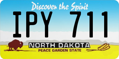ND license plate IPY711