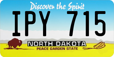 ND license plate IPY715