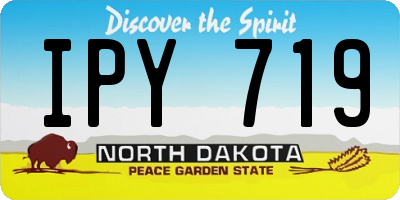 ND license plate IPY719