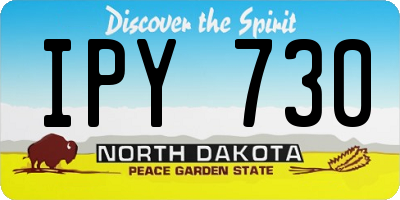 ND license plate IPY730
