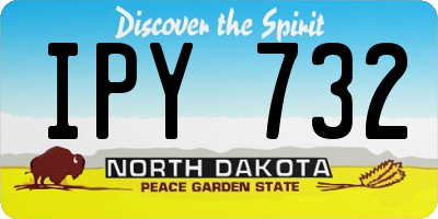 ND license plate IPY732