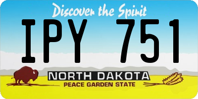 ND license plate IPY751