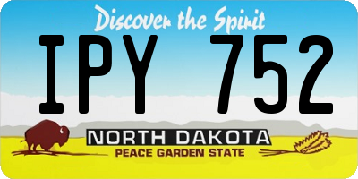 ND license plate IPY752