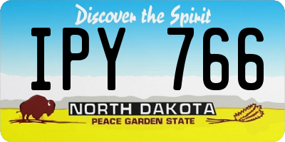 ND license plate IPY766