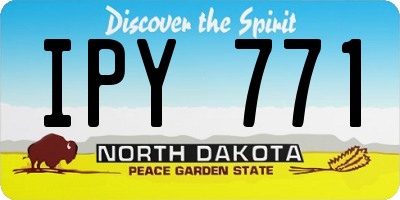 ND license plate IPY771