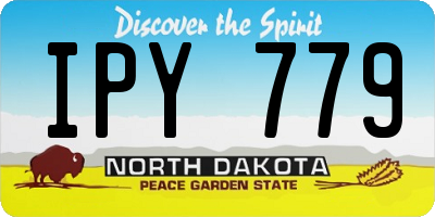 ND license plate IPY779