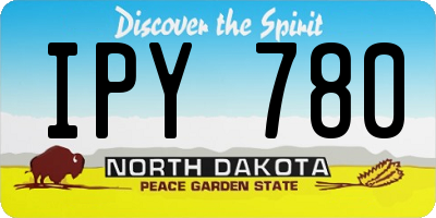 ND license plate IPY780