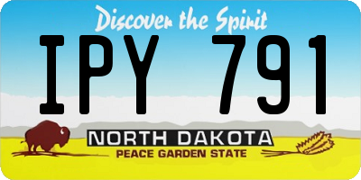 ND license plate IPY791