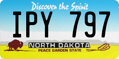 ND license plate IPY797
