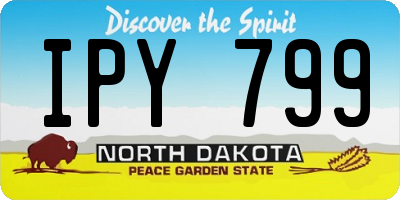 ND license plate IPY799