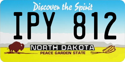 ND license plate IPY812