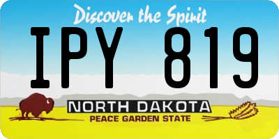 ND license plate IPY819