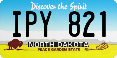ND license plate IPY821