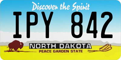ND license plate IPY842