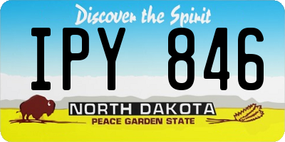 ND license plate IPY846