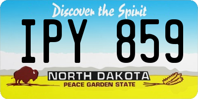 ND license plate IPY859