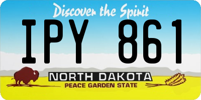 ND license plate IPY861