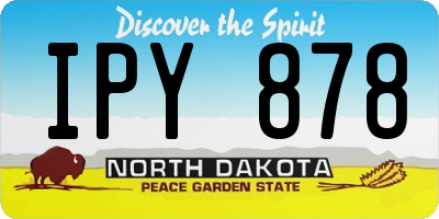 ND license plate IPY878