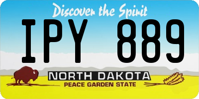ND license plate IPY889