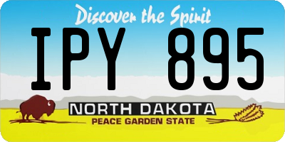 ND license plate IPY895
