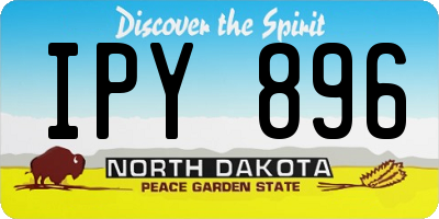 ND license plate IPY896