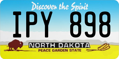 ND license plate IPY898