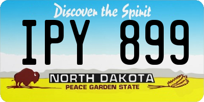 ND license plate IPY899