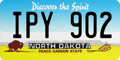 ND license plate IPY902