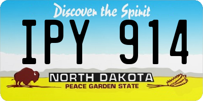 ND license plate IPY914