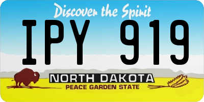 ND license plate IPY919