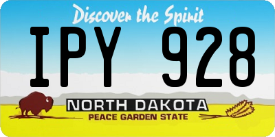 ND license plate IPY928